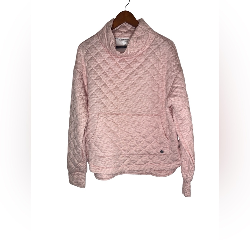Jones New York Sport Pink Quilted Top